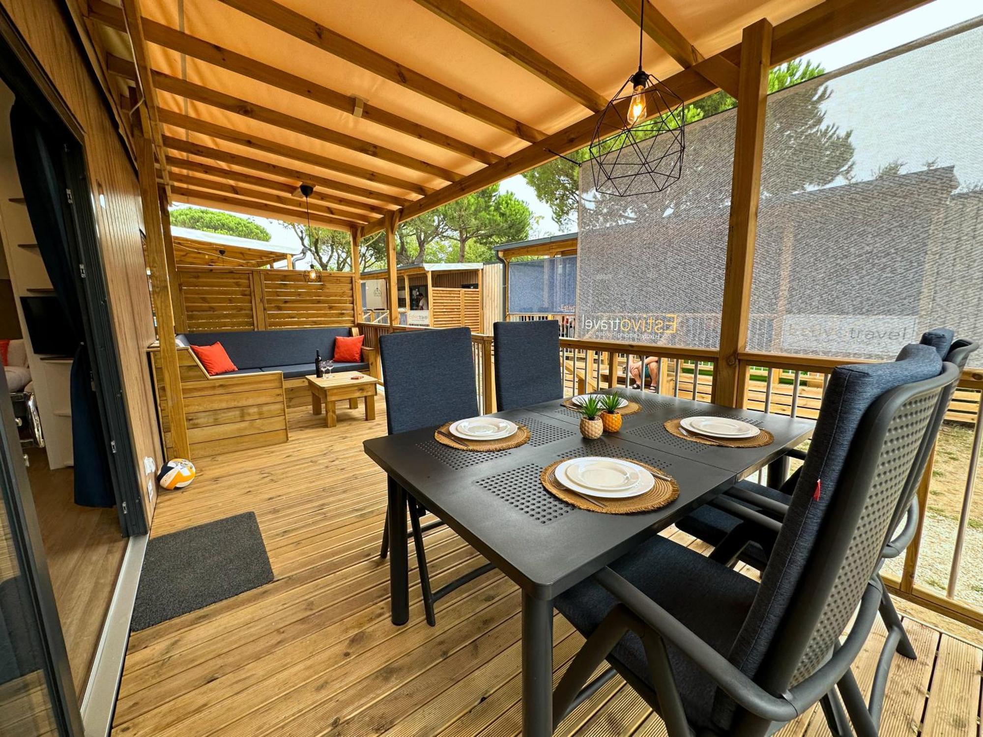 Estivo Premium Deluxe Mobile Homes On Camping Malibu Beach Lido di Jesolo Exterior photo